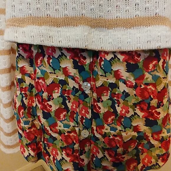 Anthropologie 9-H15 StCL 2 Blouse Top Layered XS - Picture 3 of 6